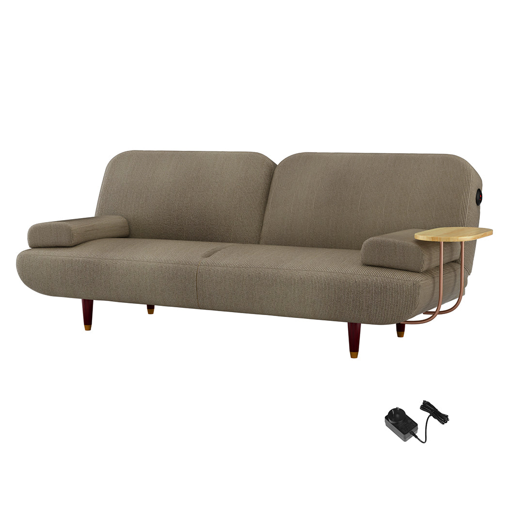 LEVEDE CONVERTIBLE SOFABED WITH USB CHARGE AND SIDE TABLE-2006732844935811072