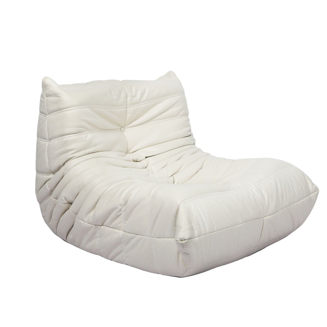 Levede Floor Chair Caterpillar Sofa Beige-2029387236247736320