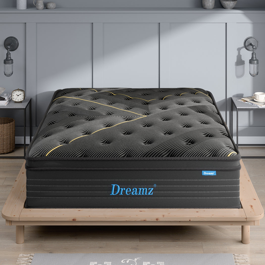 Dreamz Spring Mattress Bamboo Euro Top Double-2029387273044365318