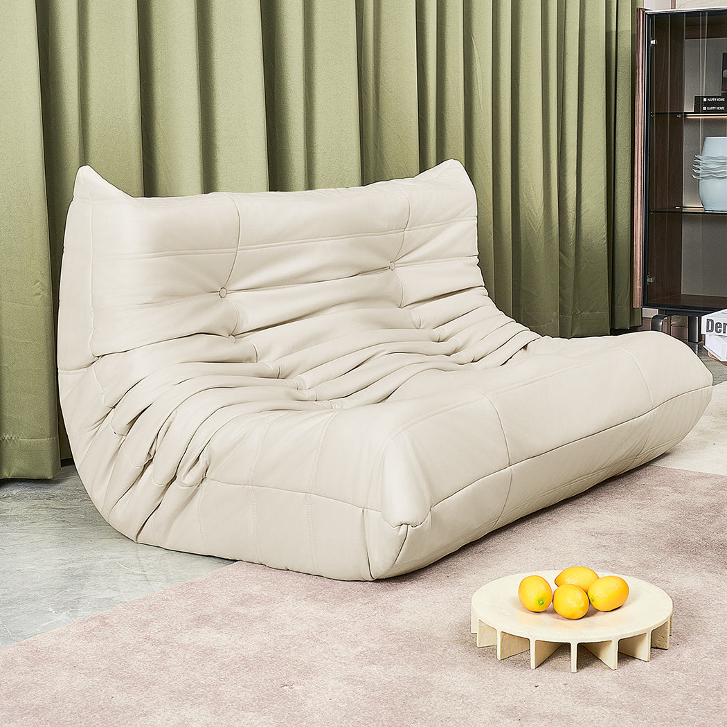 Levede 2 Seaters Floor Sofa Caterpillar Lounge-2006732811075194886
