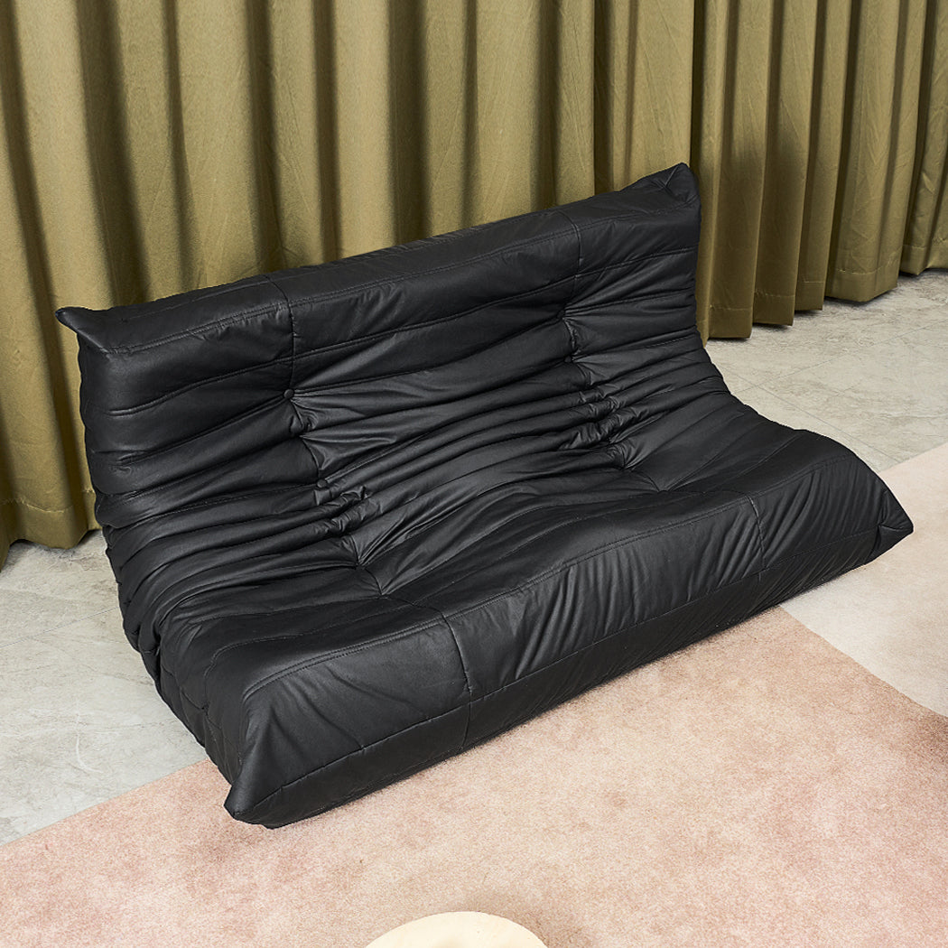 Levede 2 Seaters Floor Sofa Caterpillar Lounge-2018816935399133190