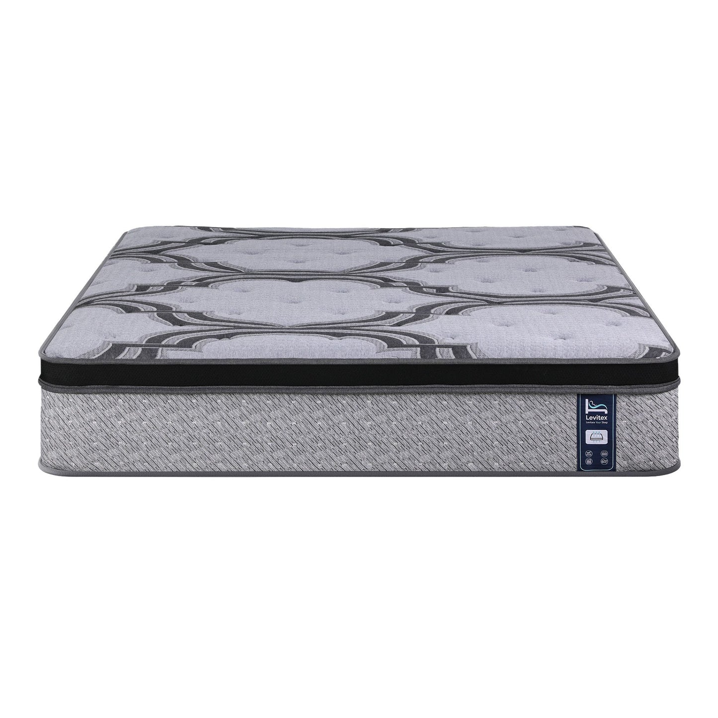 Queen Mattress 34 cm 5-Zone Pocket Spring with Latex & Memory Foam or Extra Lumbar & Shoulder Support