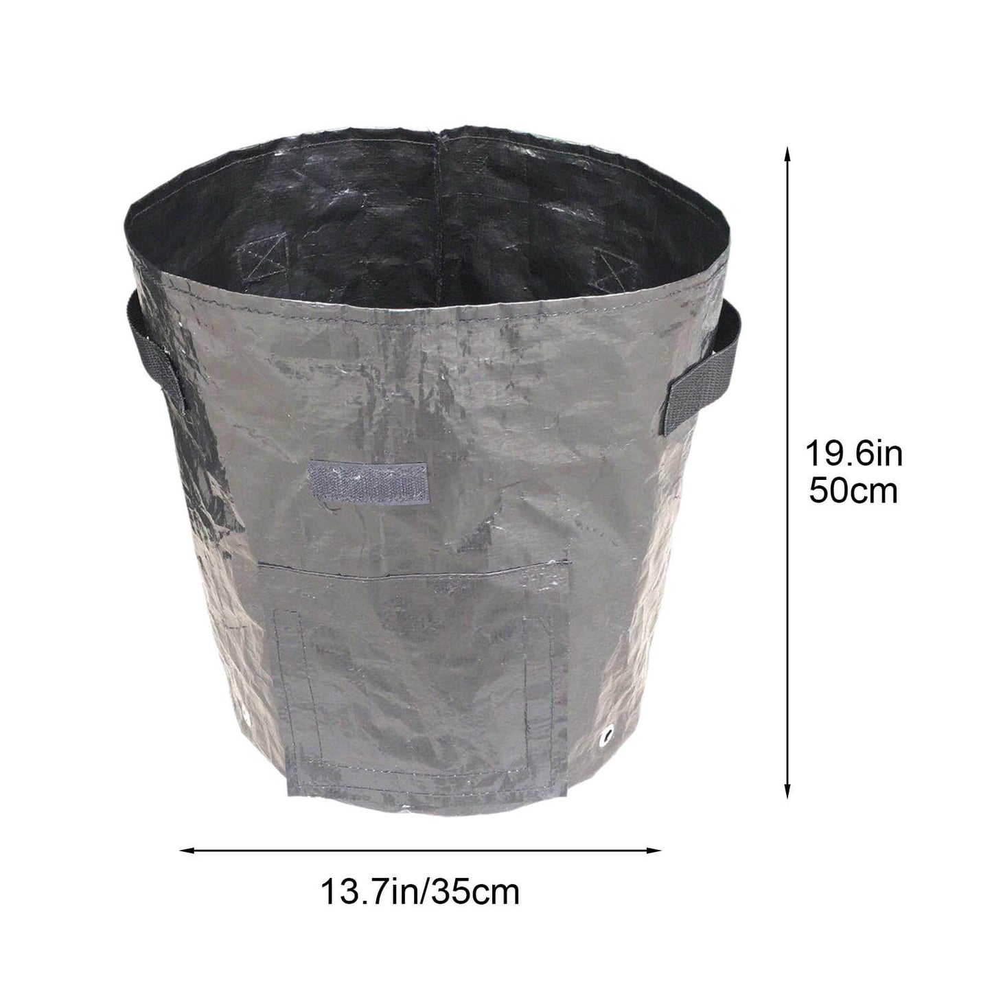 Suncoda Summer Savings 34x35cm Potato Grow Bag with Side Window & Handles 14" x 20" Orange#4