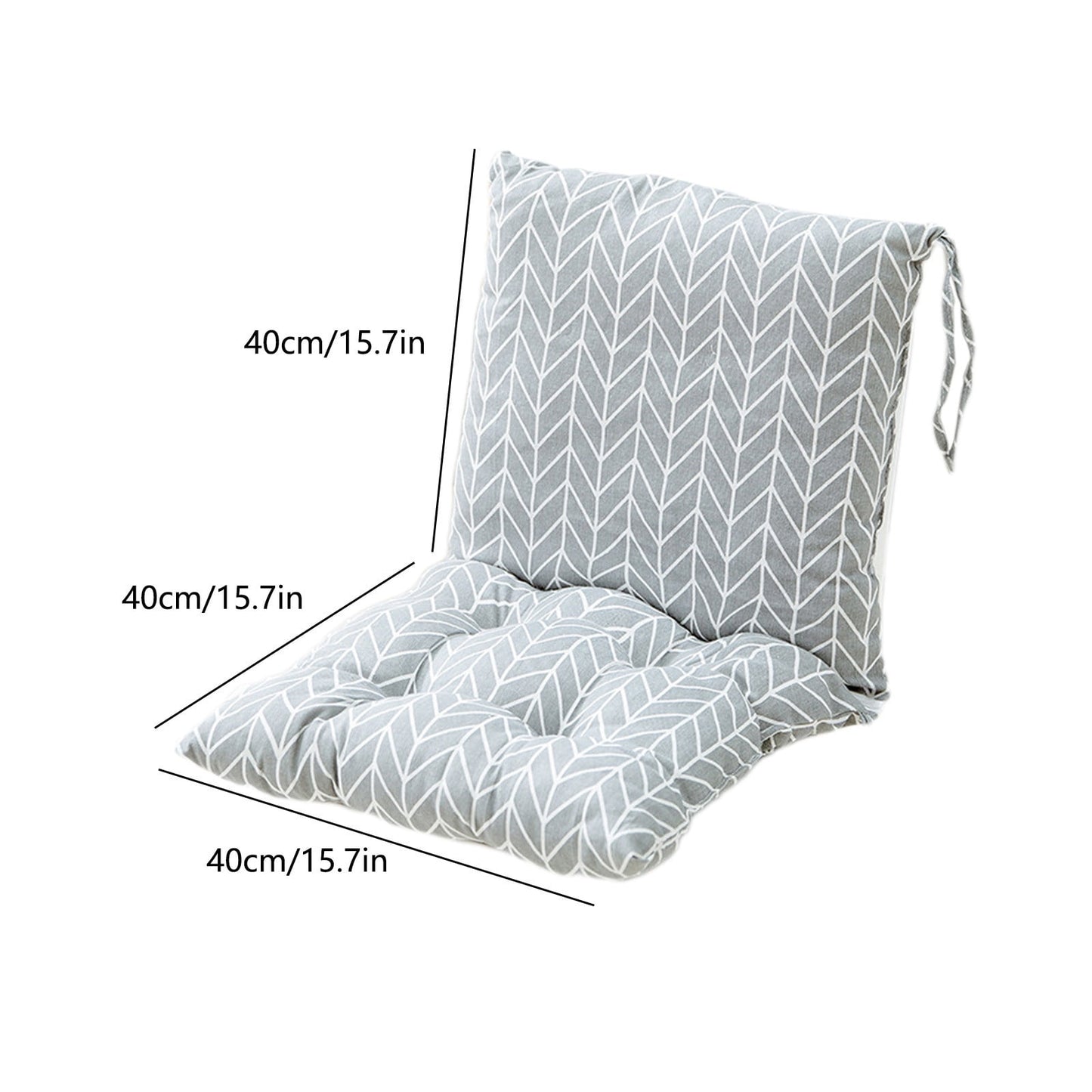 Chmadoxn 31.5 x 15.7 inches Outdoor High Back Chair Cushions Rocking Chair Cushions Replacement 31.5×15.7 in White