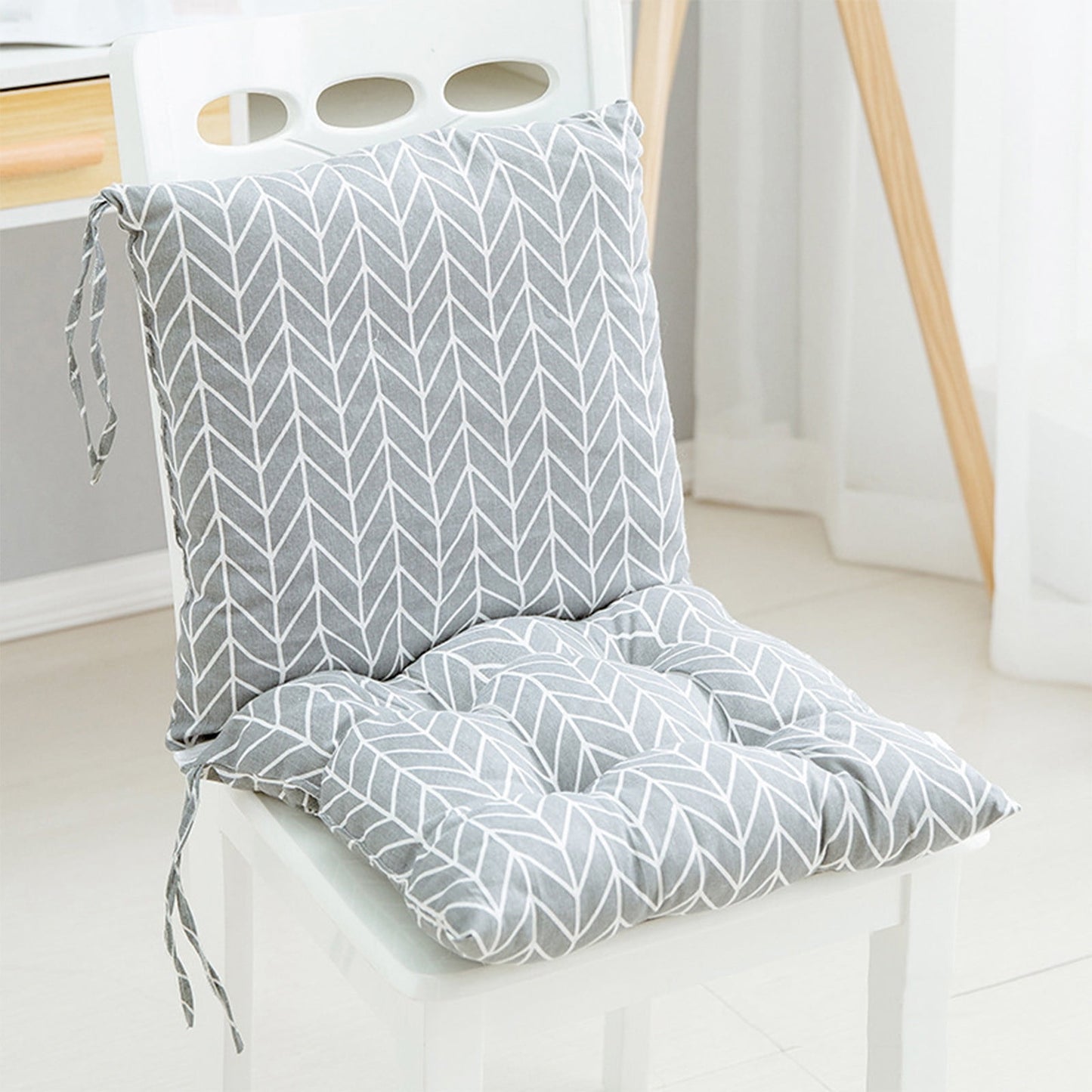 Chmadoxn 31.5 x 15.7 inches Outdoor High Back Chair Cushions Rocking Chair Cushions Replacement 31.5×15.7 in White