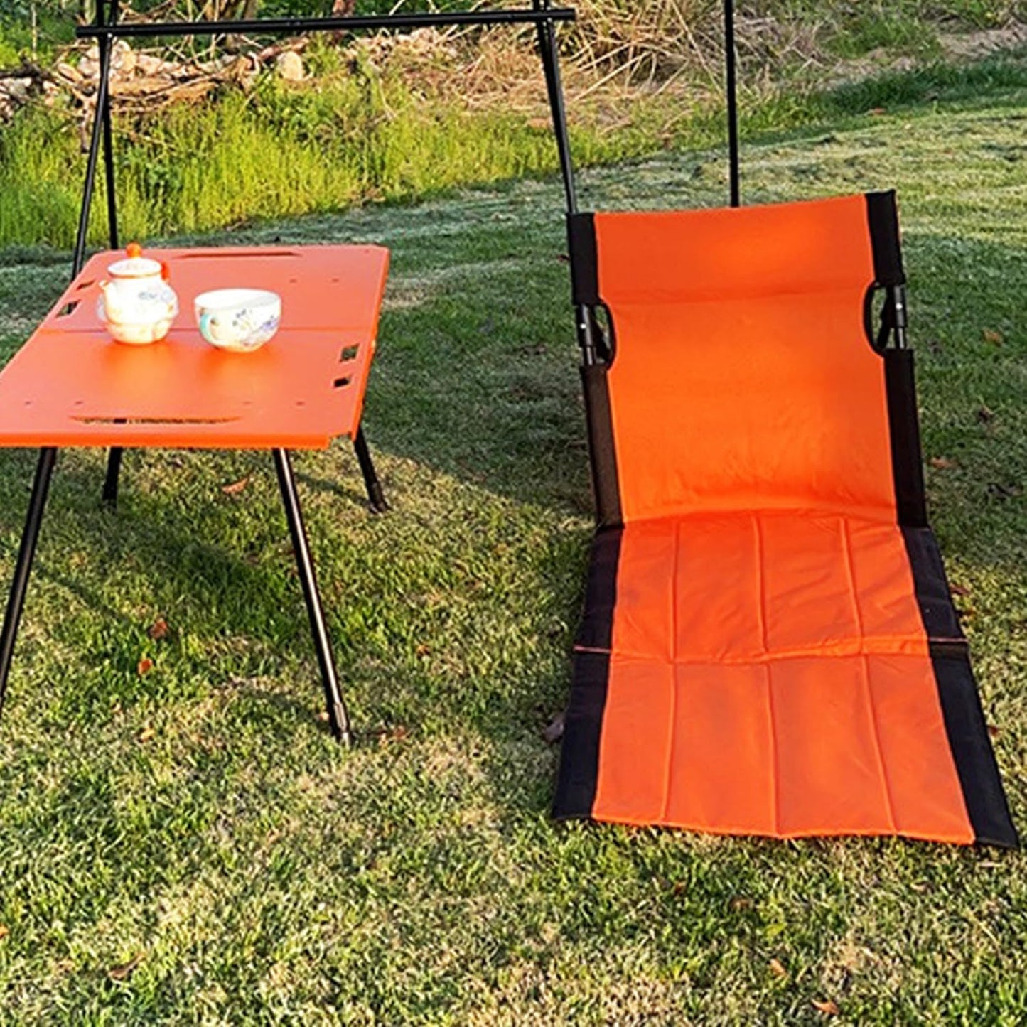 Reclining Beach Mat 15x43.3x15.8/15x26.8x15.8'' Oxford Cloth Waterproof Foldable Beach Lounge Chair Lightweight & Portable Lounger for Adults Holidays Camping Park