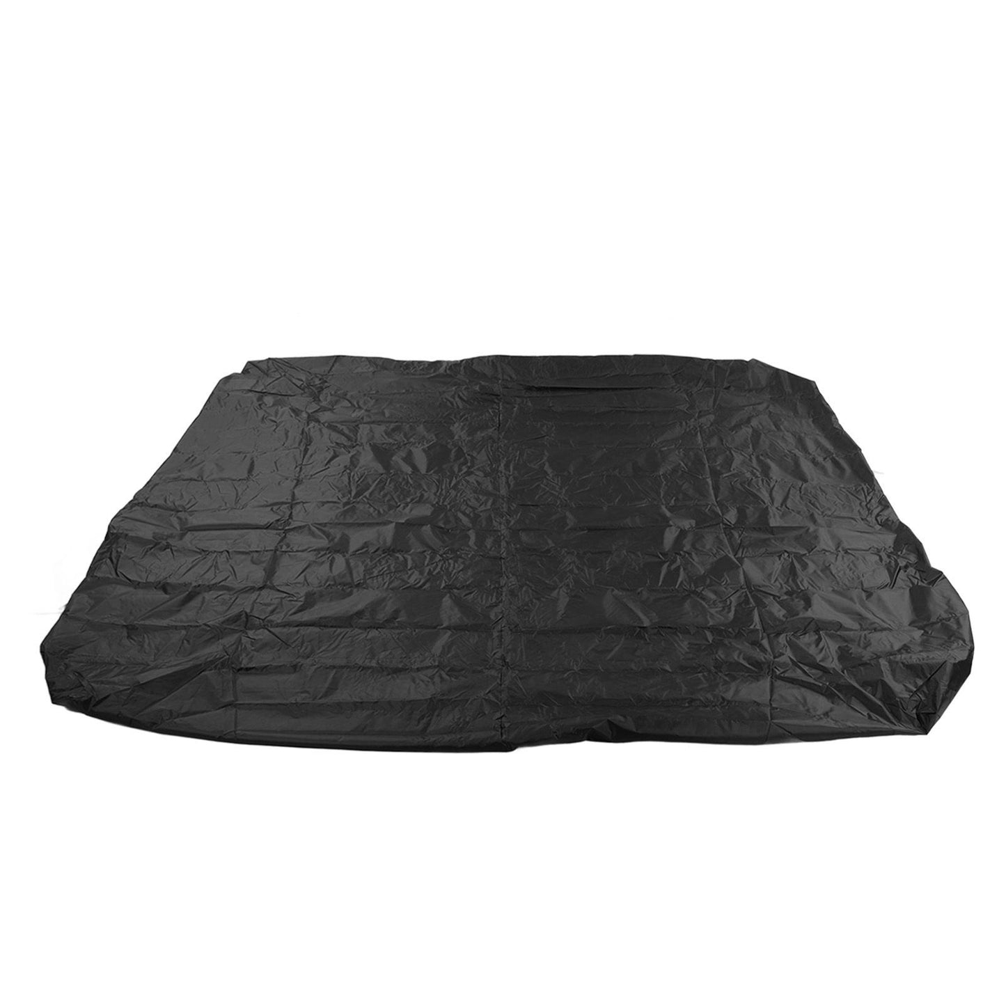 Outdoor Bathtub Dust Cover 190 Silver Coated Polyester Taffeta Waterproof Hot Spring Cover Quadrate Spa Bath Rainproof Cover 210x210x30cm Black