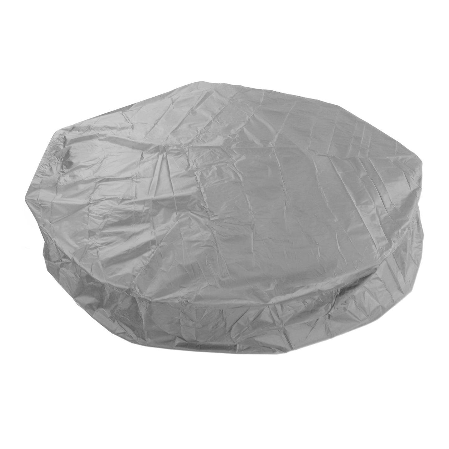 Outdoor Furniture Dust Covers Round Bathtub Cover 190 Silver Polyester Taffeta Hot Tub Waterproof Cover 210x30cm Grey