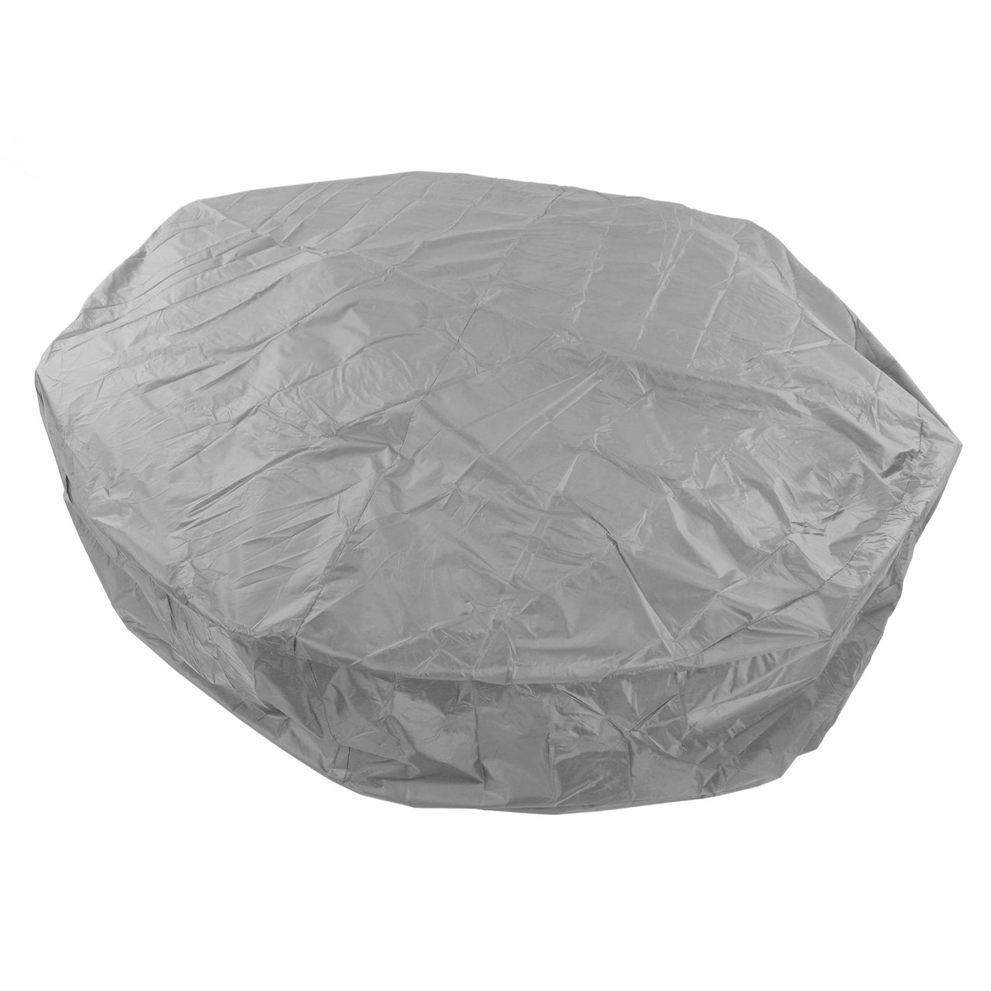 Outdoor Furniture Dust Covers Round Bathtub Cover 190 Silver Polyester Taffeta Hot Tub Waterproof Cover 210x30cm Grey