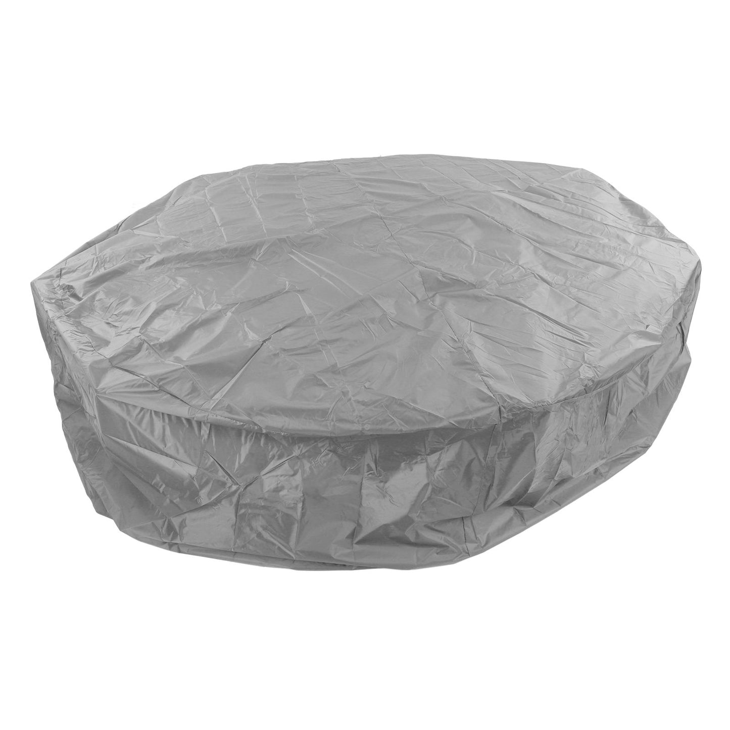 Outdoor Furniture Dust Covers Round Bathtub Cover 190 Silver Polyester Taffeta Hot Tub Waterproof Cover 215x70cm Grey
