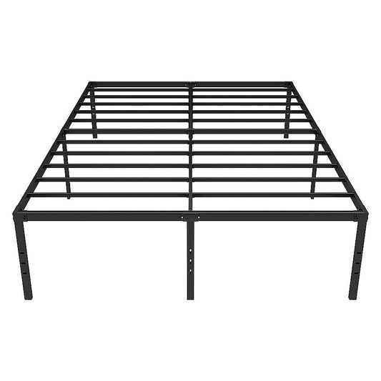 Queen Metal Bed Frame 45cm High – Full Steel Base Platform