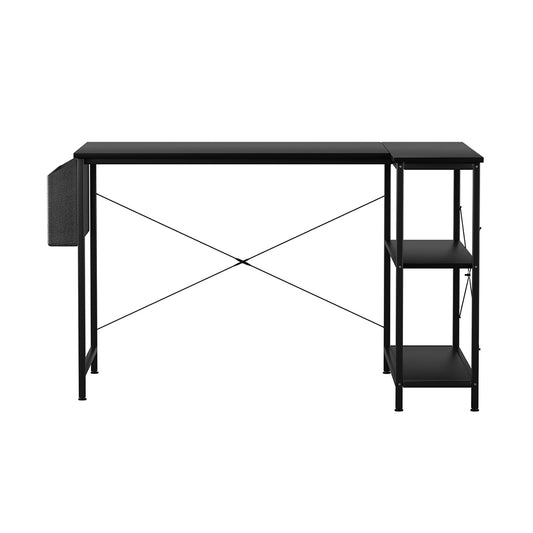 Levede L Shaped Computer Desk Corner Desk Black-2029387249963110401