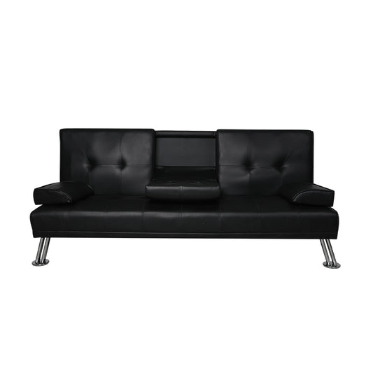 Levede Sofa Bed Adjustable Recliner Black-2006733286516330497