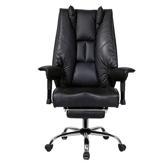 Levede Heavy Duty Office Chair Tall PU Leather High Back Computer Work Seat-2039479514710544385