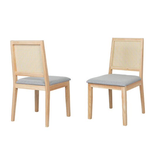 Levede 8XCane Dining Chair Rattan Armless Seat-2006732734906634241