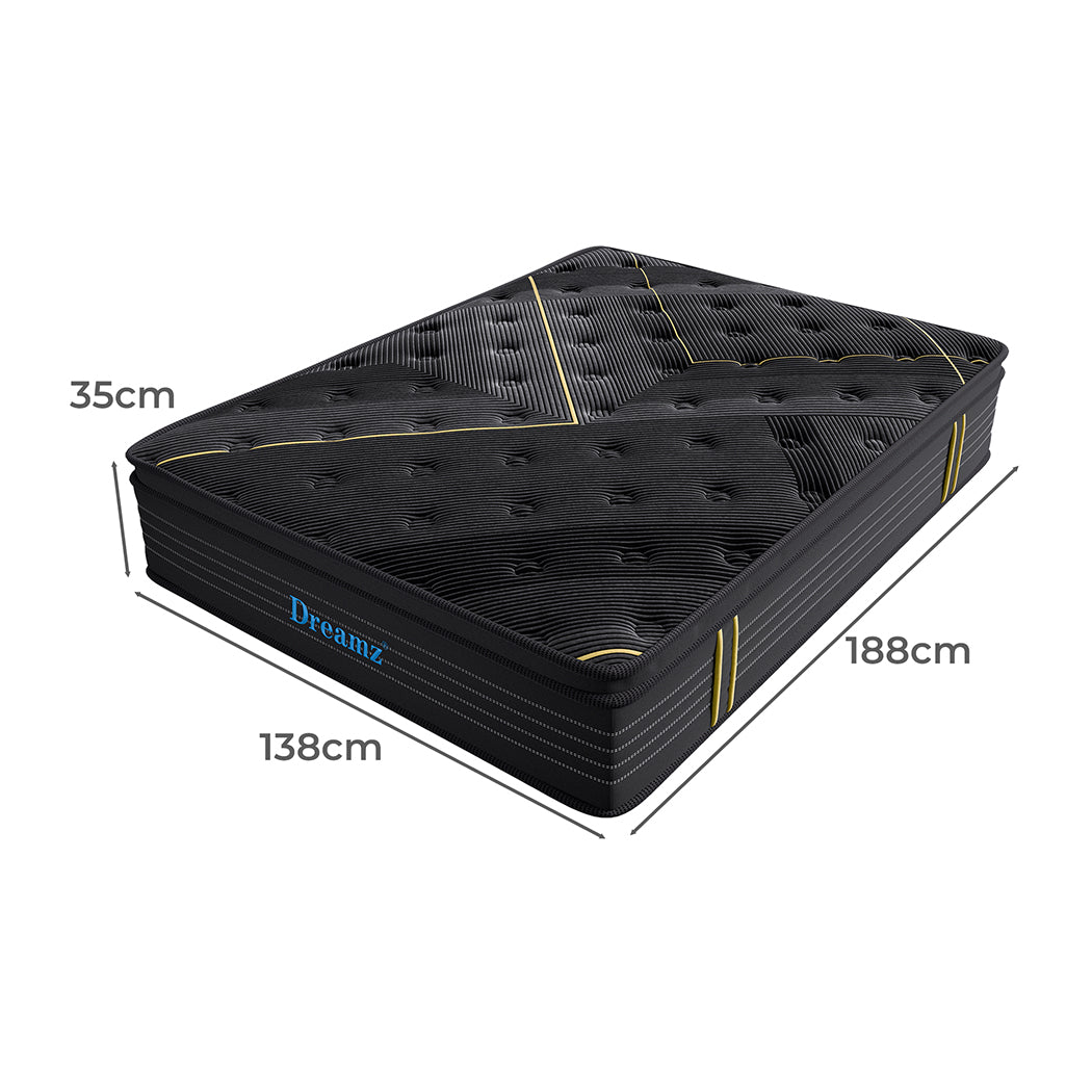 Dreamz Spring Mattress Bamboo Euro Top Double-2029387273044365314