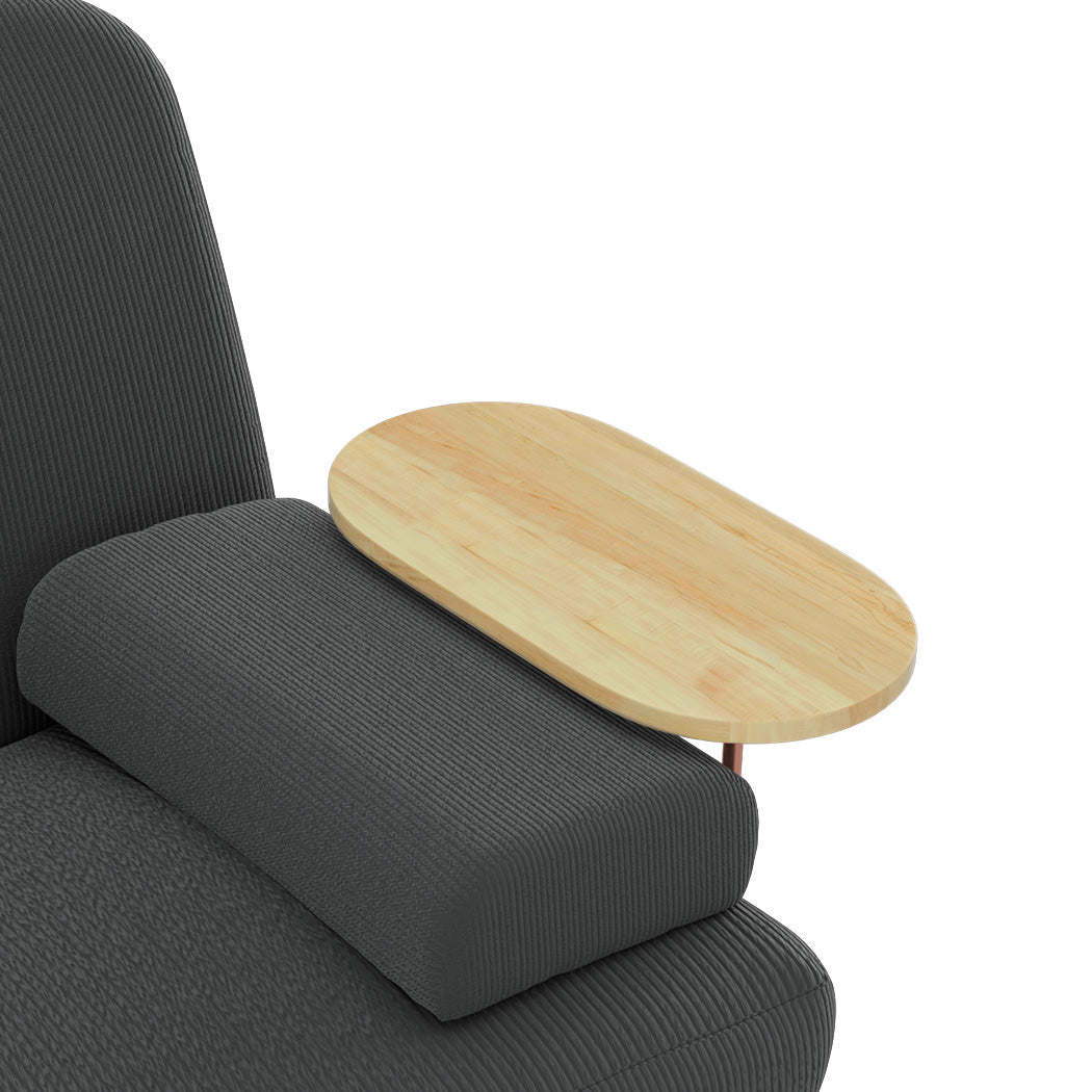 LEVEDE  CONVERTIBLE SOFABED WITH USB CHARGE AND SIDE TABLE-2006732844742873093