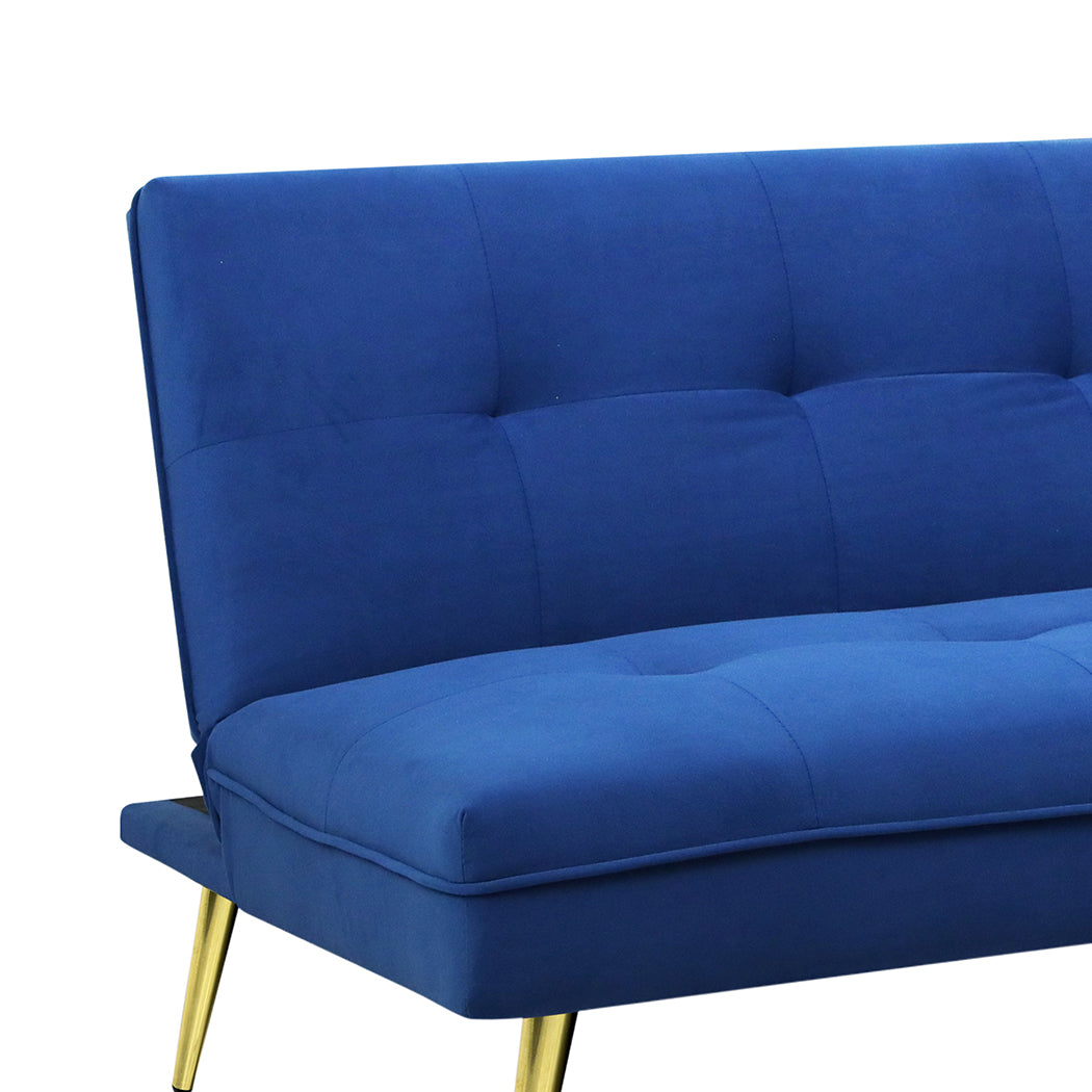 Levede Sofa Bed Convertible Velvet 3 Seater-2018816930969948165